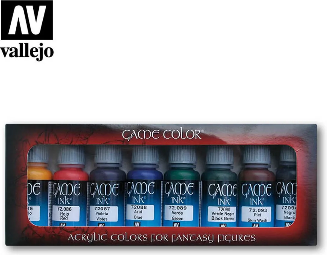 Vallejo Game Color Acrylverfset 8x17ml - Multi