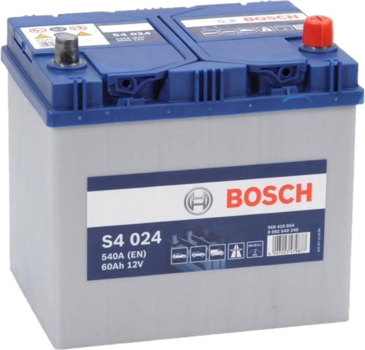 Bosch S4024 Accu 12V 60Ah - Auto Start