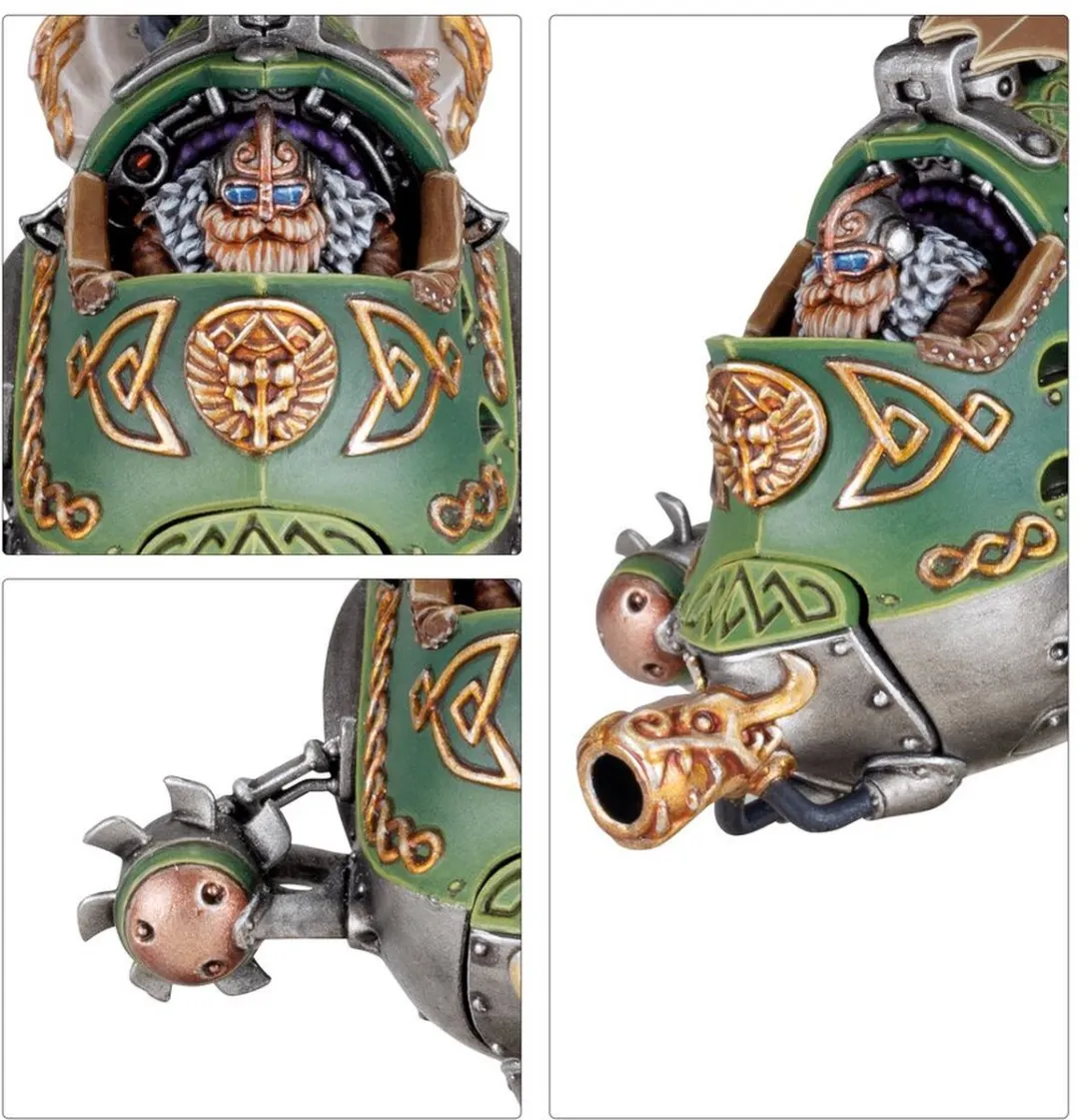 Games Workshop Dwarfen Mountain Holds Gyrocopters & Gyrobombers - 134 Onderdelen