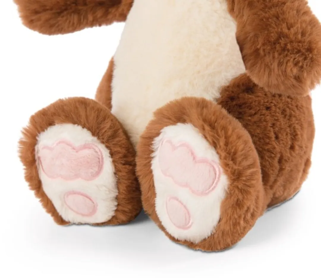 Nici konijn/haas pluche knuffel - bruin - 25 cm