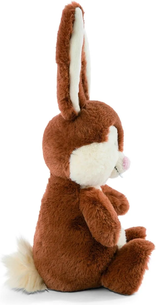 Nici konijn/haas pluche knuffel - bruin - 25 cm
