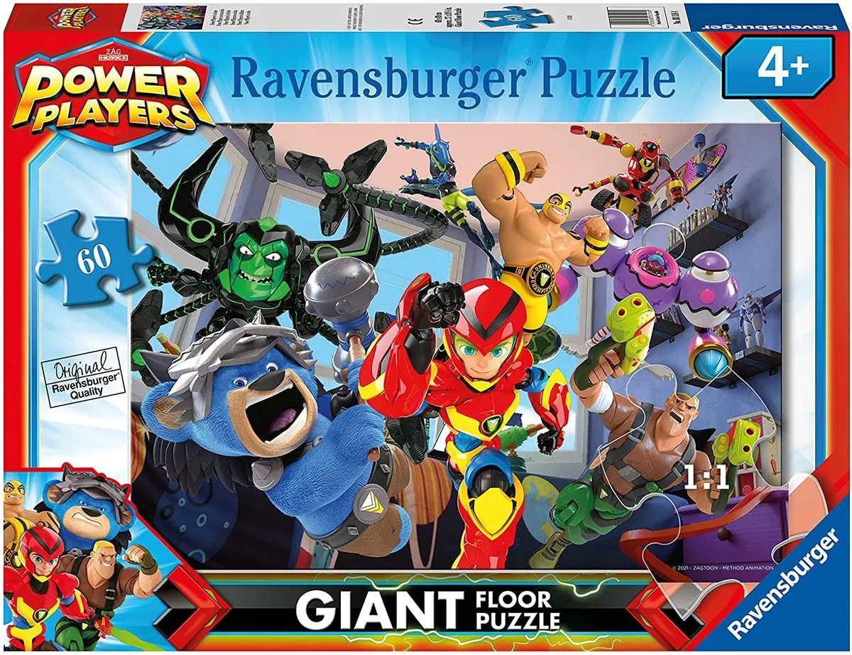 Ravensburger Giant Floor Puzzle Power Players 60 Stuks - Multicolor - afbeelding 2 van 2