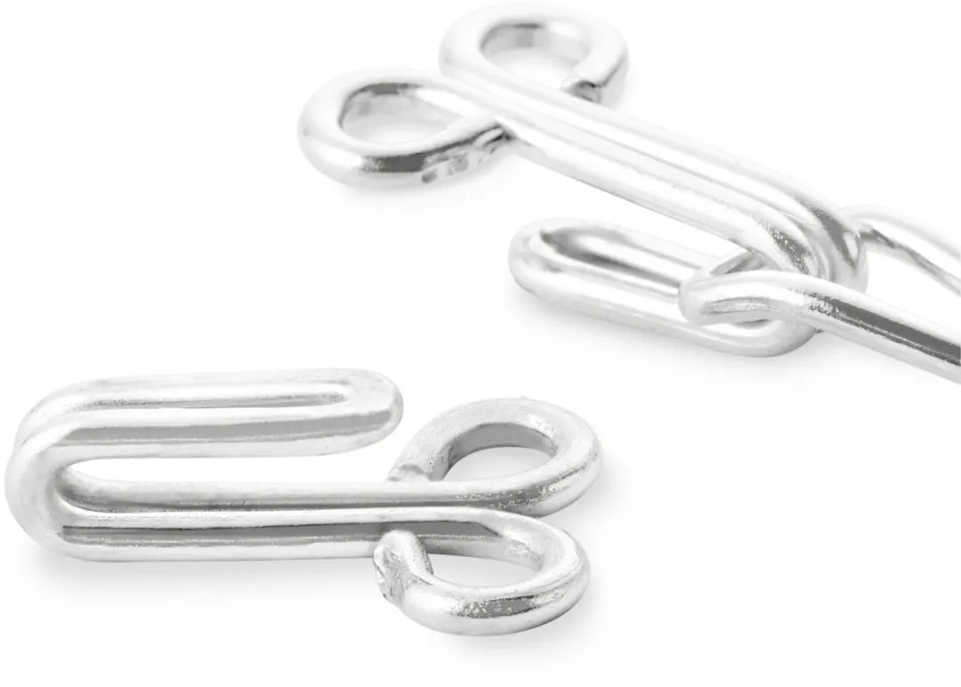 Prym Haken en Ogen Zilver - 12 Stuks