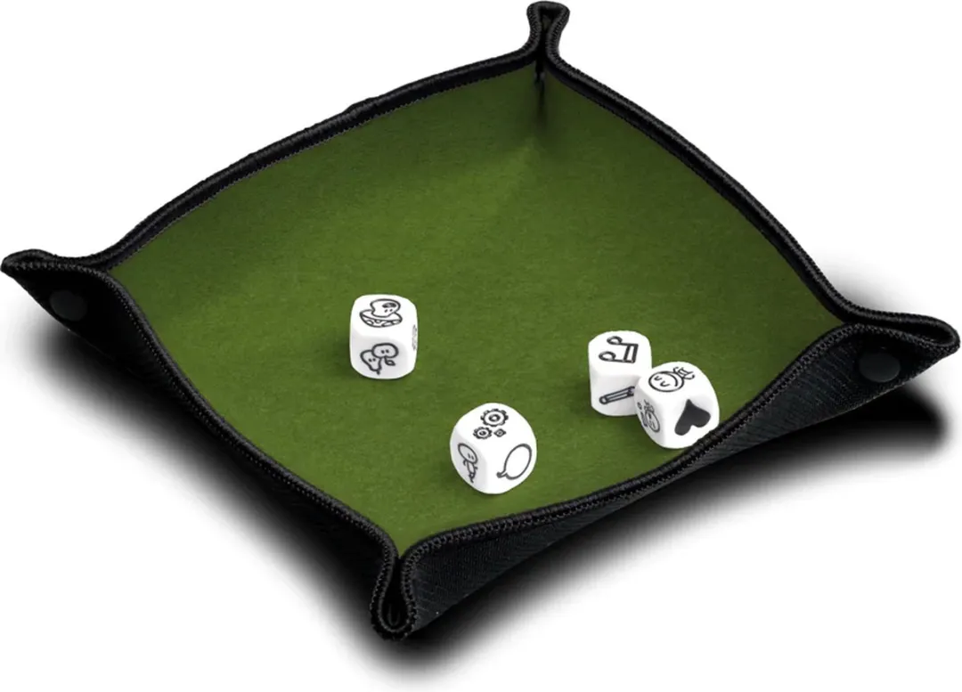 Geronimo Games Dice Tray Green Carpet