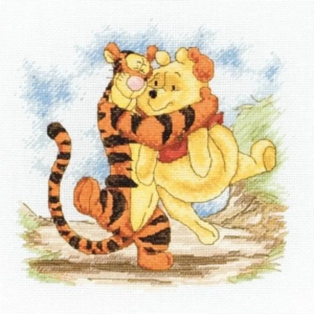 Anchor Pooh and Tigger Borduurpakket DPPT 006