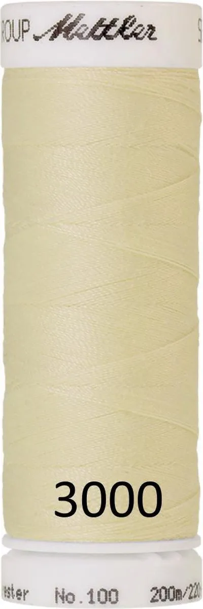 Amann Mettler Seralon 200mt #3000 Naaimachinegaren - Beige