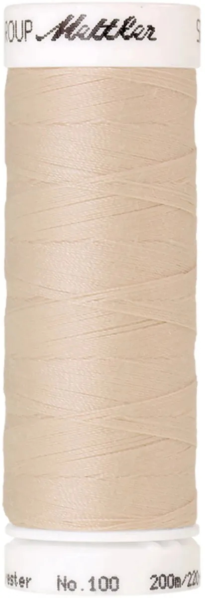 Amann Mettler Seralon 200mt #3000 Naaimachinegaren - Beige