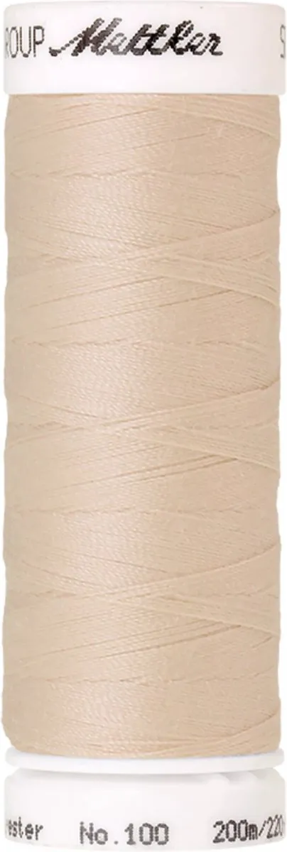 Amann Mettler Seralon 200mt #3000 Naaimachinegaren - Beige