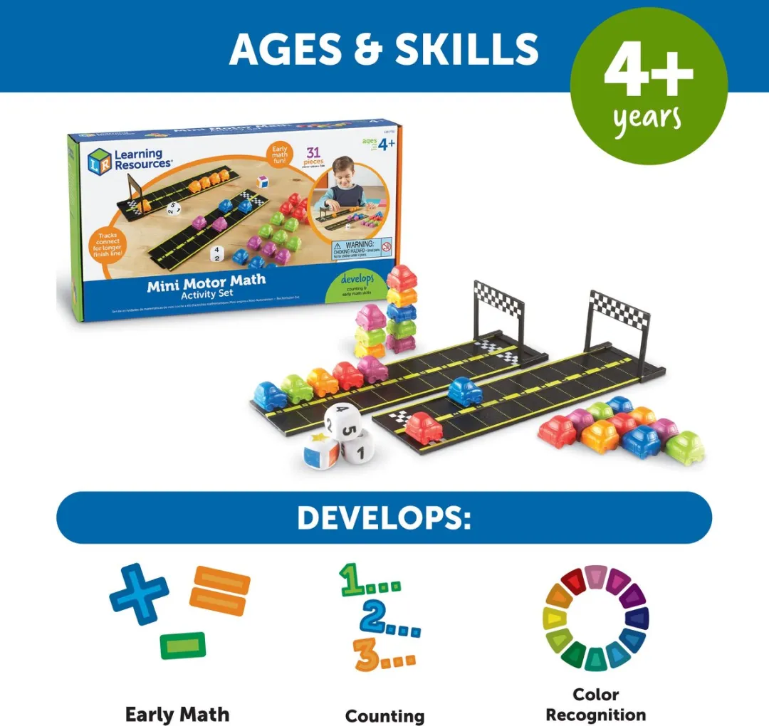 Learning Resources Mini Moter Mat - Multicolor