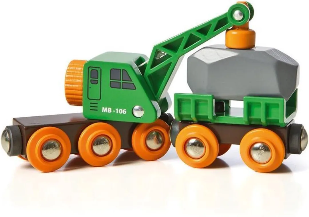 BRIO Kraanwagon 33698 - Zwart - afbeelding 6 van 6