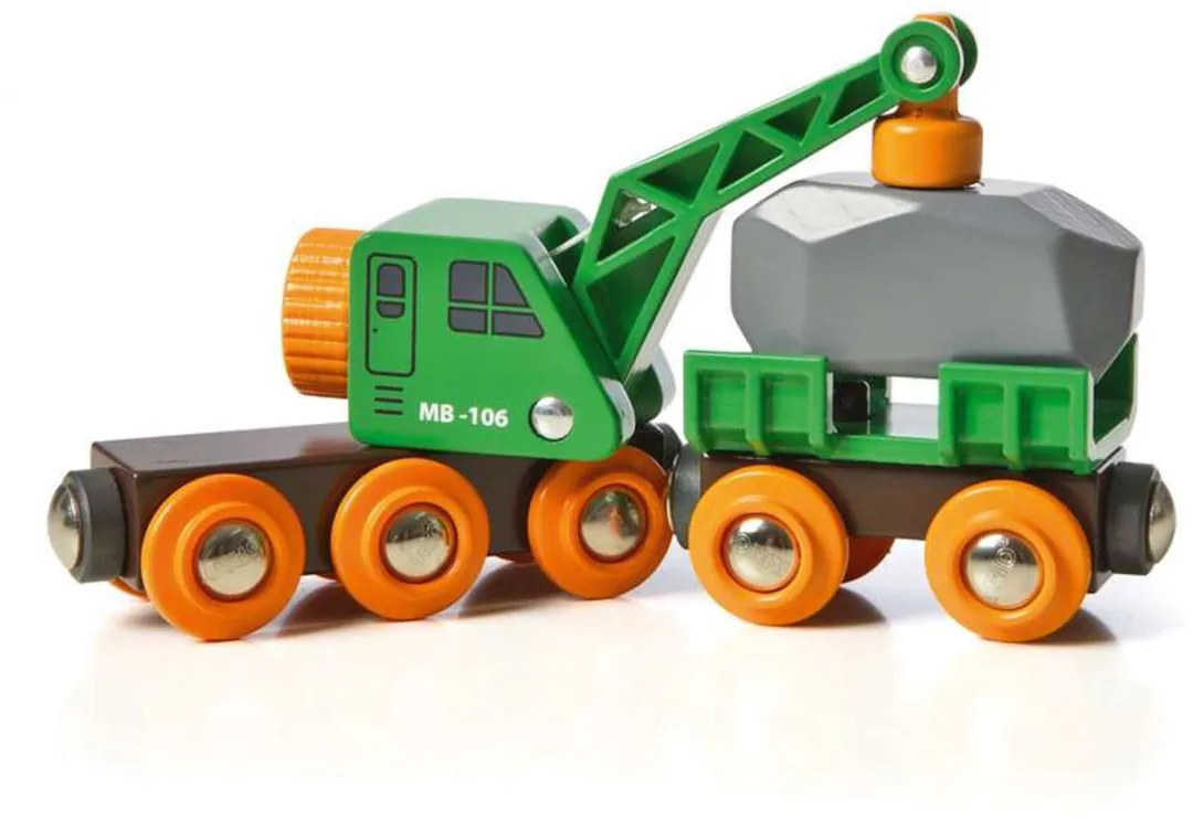 BRIO Kraanwagon 33698 - Zwart