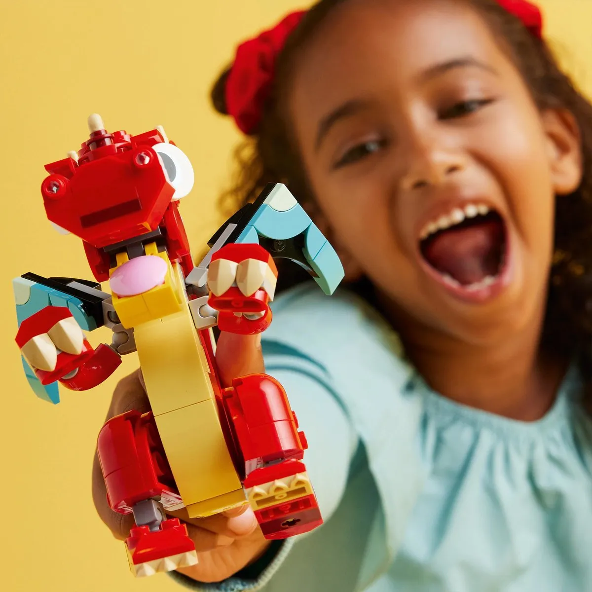 LEGO Creator 3in1 Rode Draak 31145 - 149 Stenen