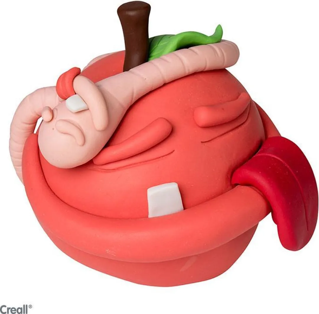 Creall Therm Junior Boetseerklei - Rood - afbeelding 6 van 6