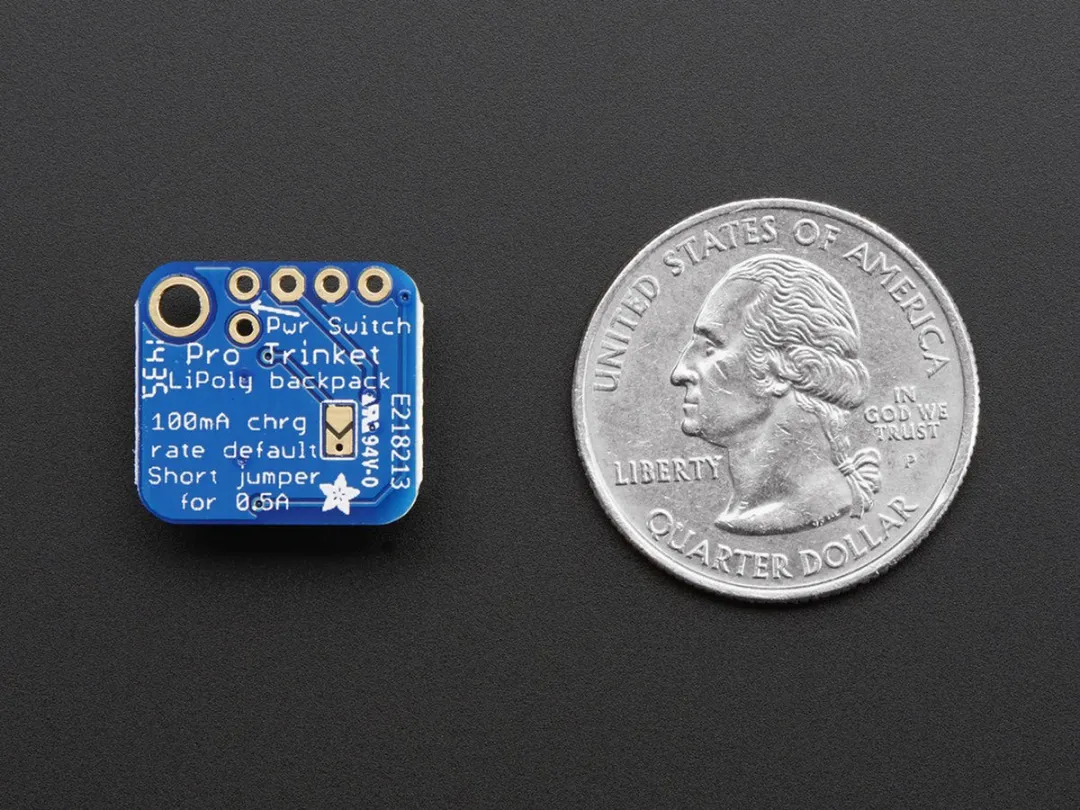 Adafruit Pro Trinket LiIon/LiPoly Oplader Backpack 2124 - Meerkleurig