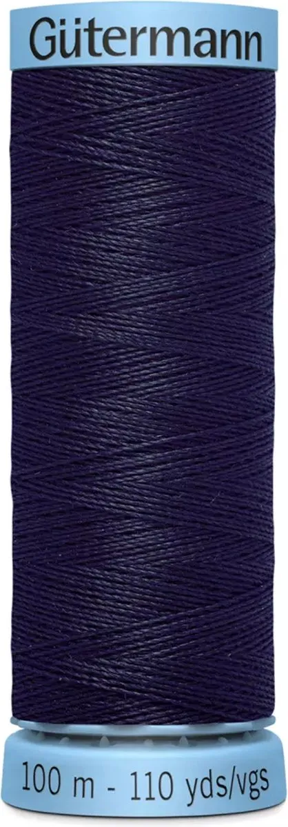 Gutermann Zijde Garen 339 - 100m - Zwart/Grijs/Wit