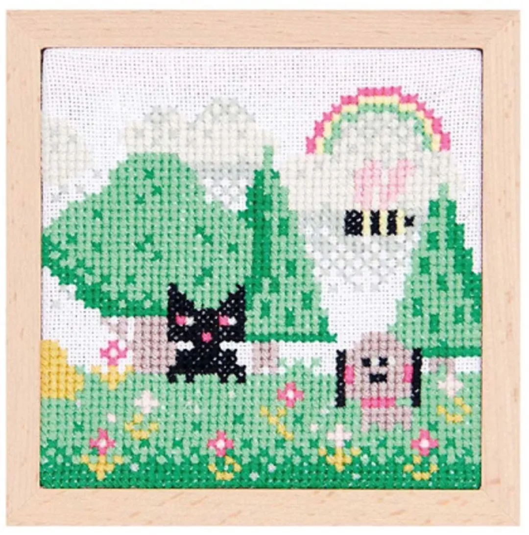 Rico Design Borduurpakket Pixel Art Landschap 100223 - Multicolor
