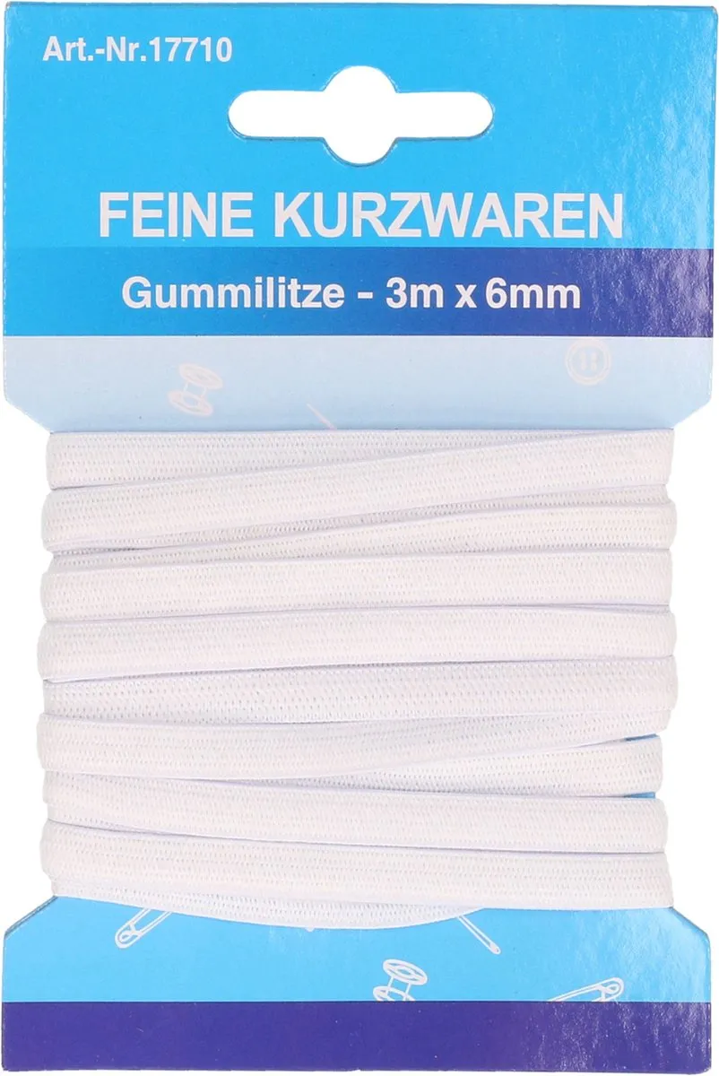 Rayher Hobby Lint Wit 6mm