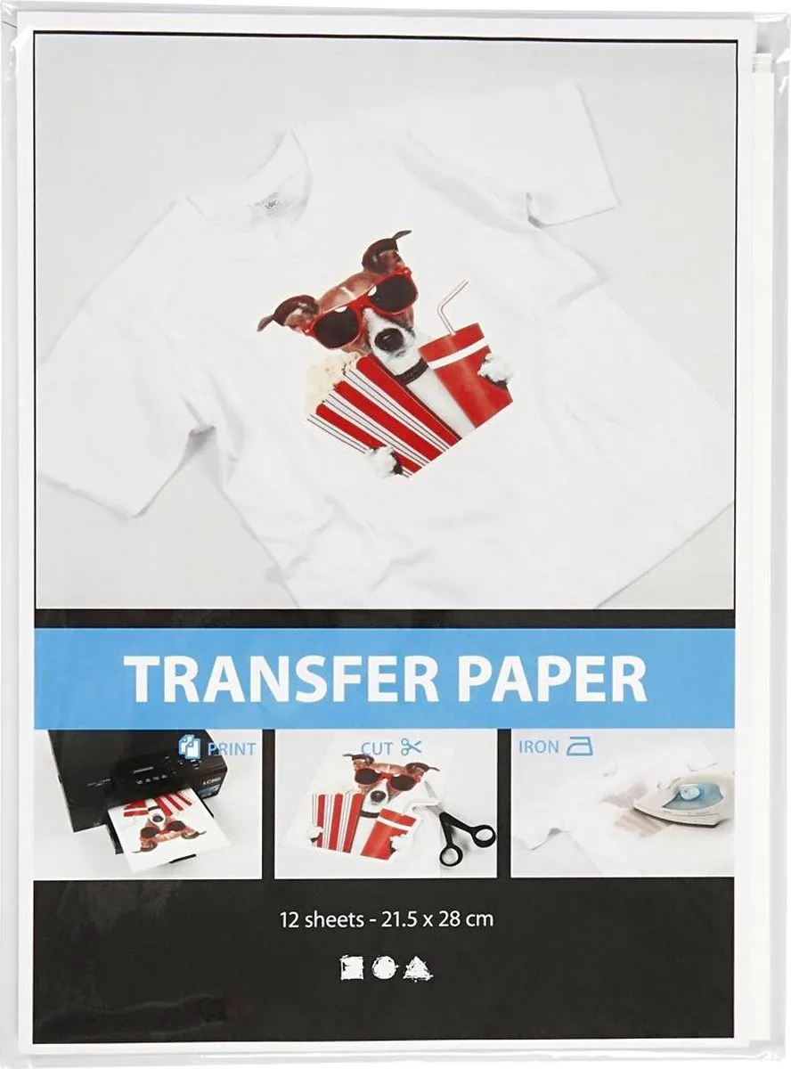 Creativ Company Creotime Transferpapier 21x28cm - 12 Vel