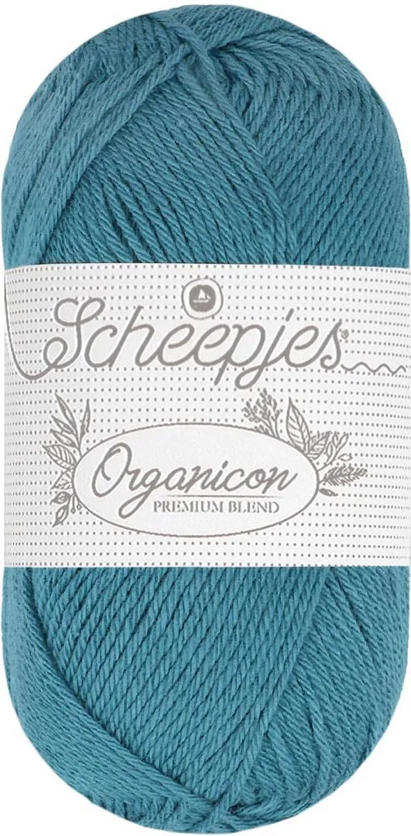 Scheepjes Organicon 50g - Blauw/Groen
