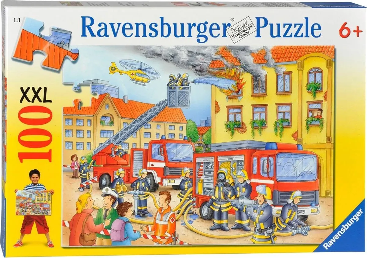 Ravensburger Brandweer Puzzel 100 Stukjes - Multicolor - afbeelding 6 van 6