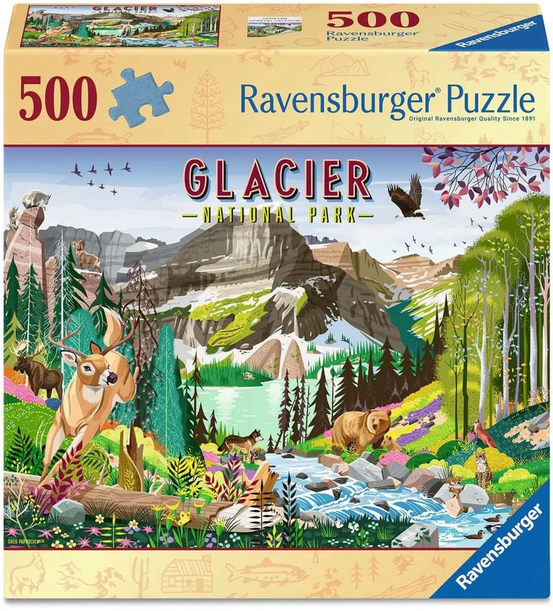 Ravensburger Glacier National Park Legpuzzel 500 Stukjes