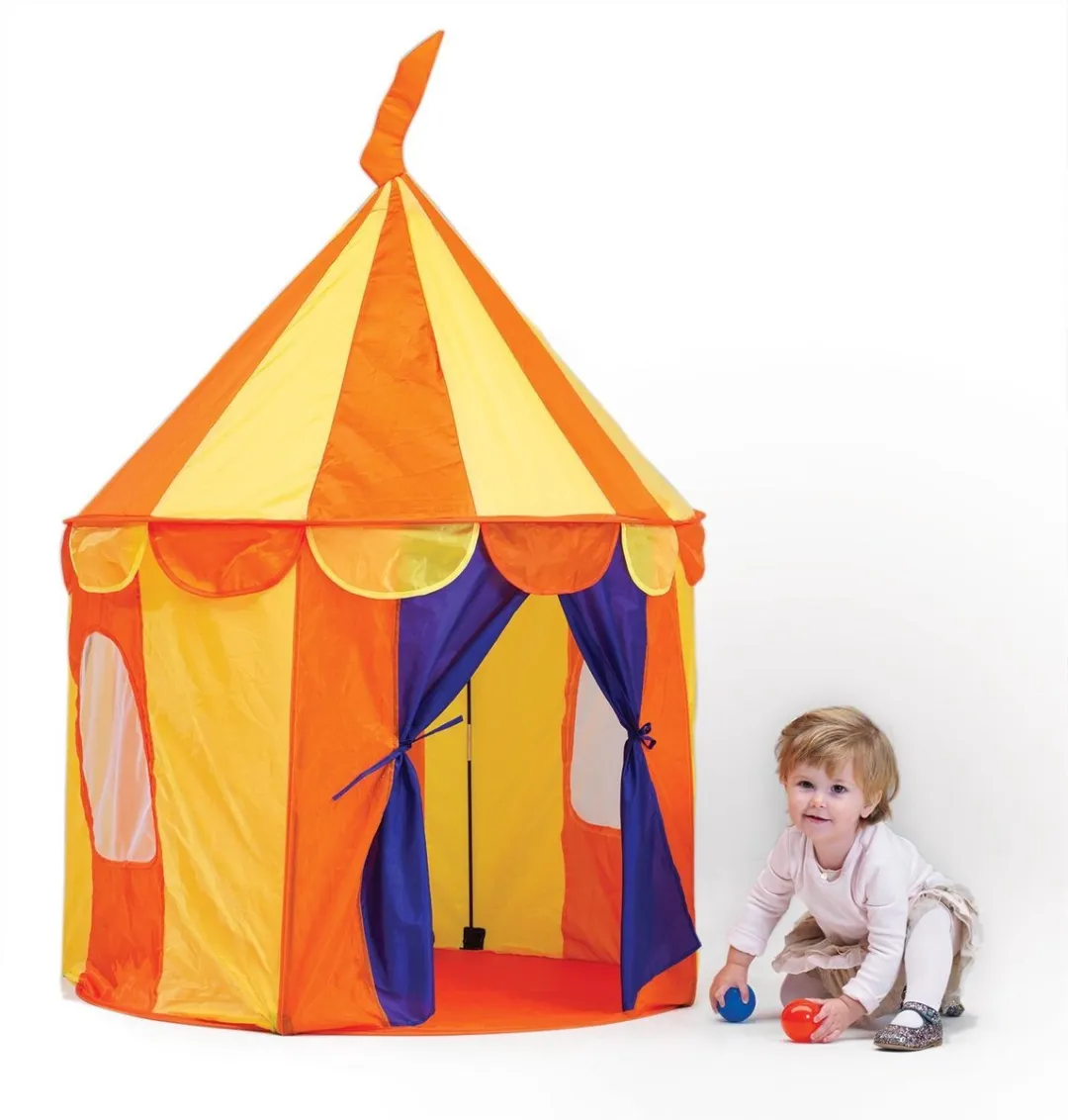 Paradiso Toys Circus Speeltent 95x125cm - Geel/Oranje