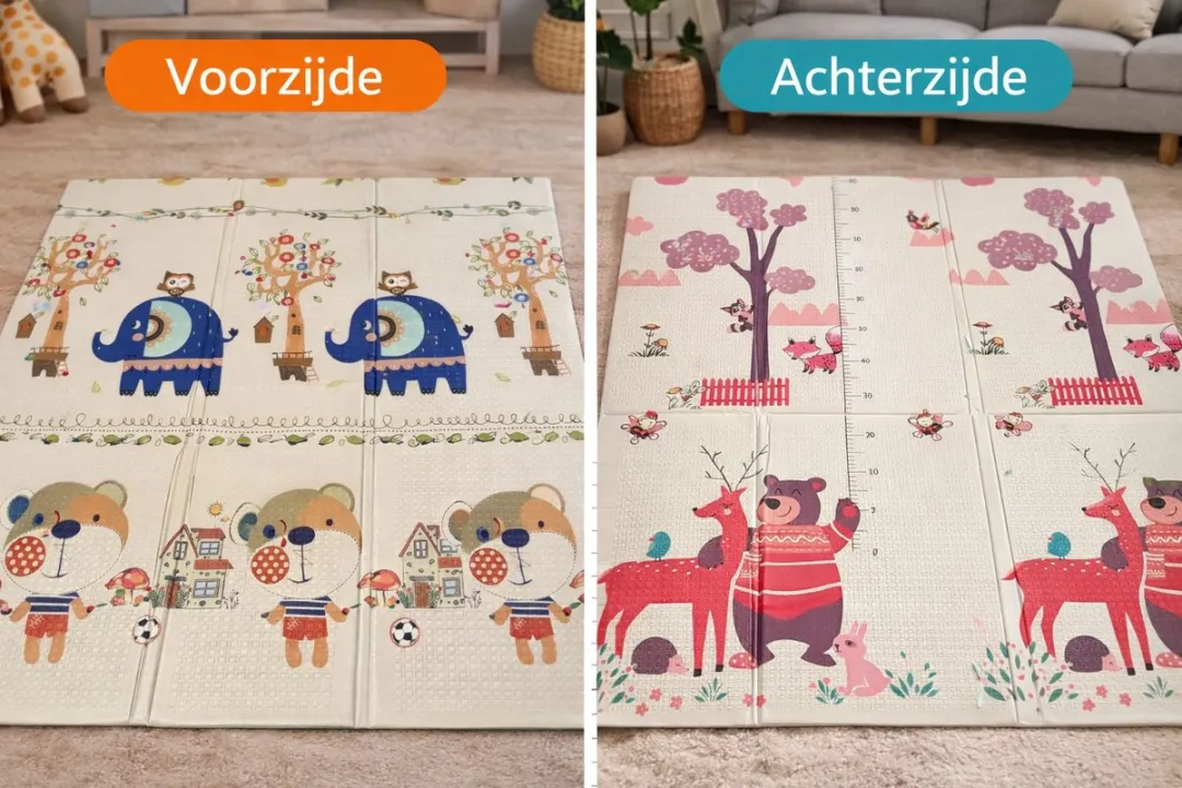 Jack Favorite Toys Speelmat Berenbos Blauw 150x200cm - Extra Dik