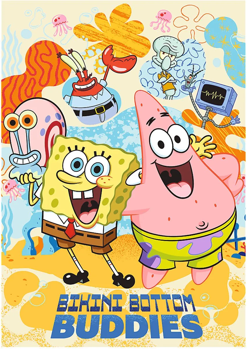 Trefl SpongeBob SquarePants Puzzel 1000 Stuks - Multicolor
