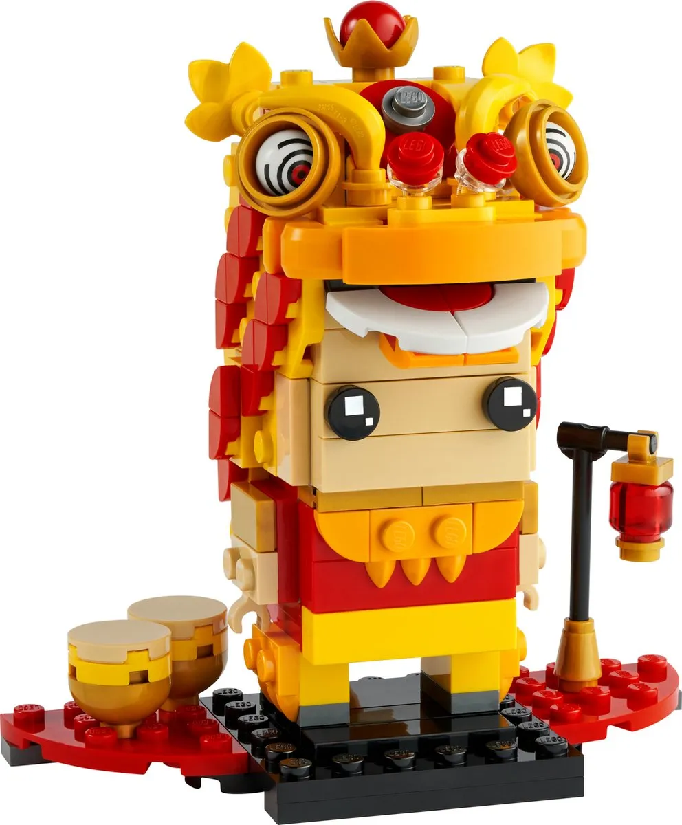 LEGO 40540 Brickheadz Leeuwendanser - 239 Stukken - afbeelding 6 van 6