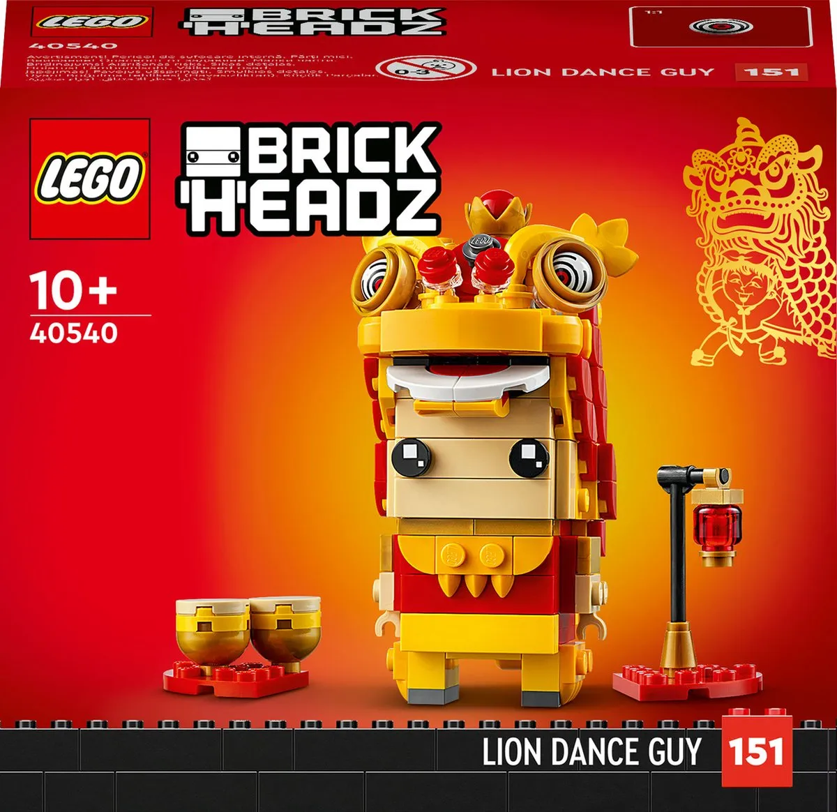 LEGO 40540 Brickheadz Leeuwendanser