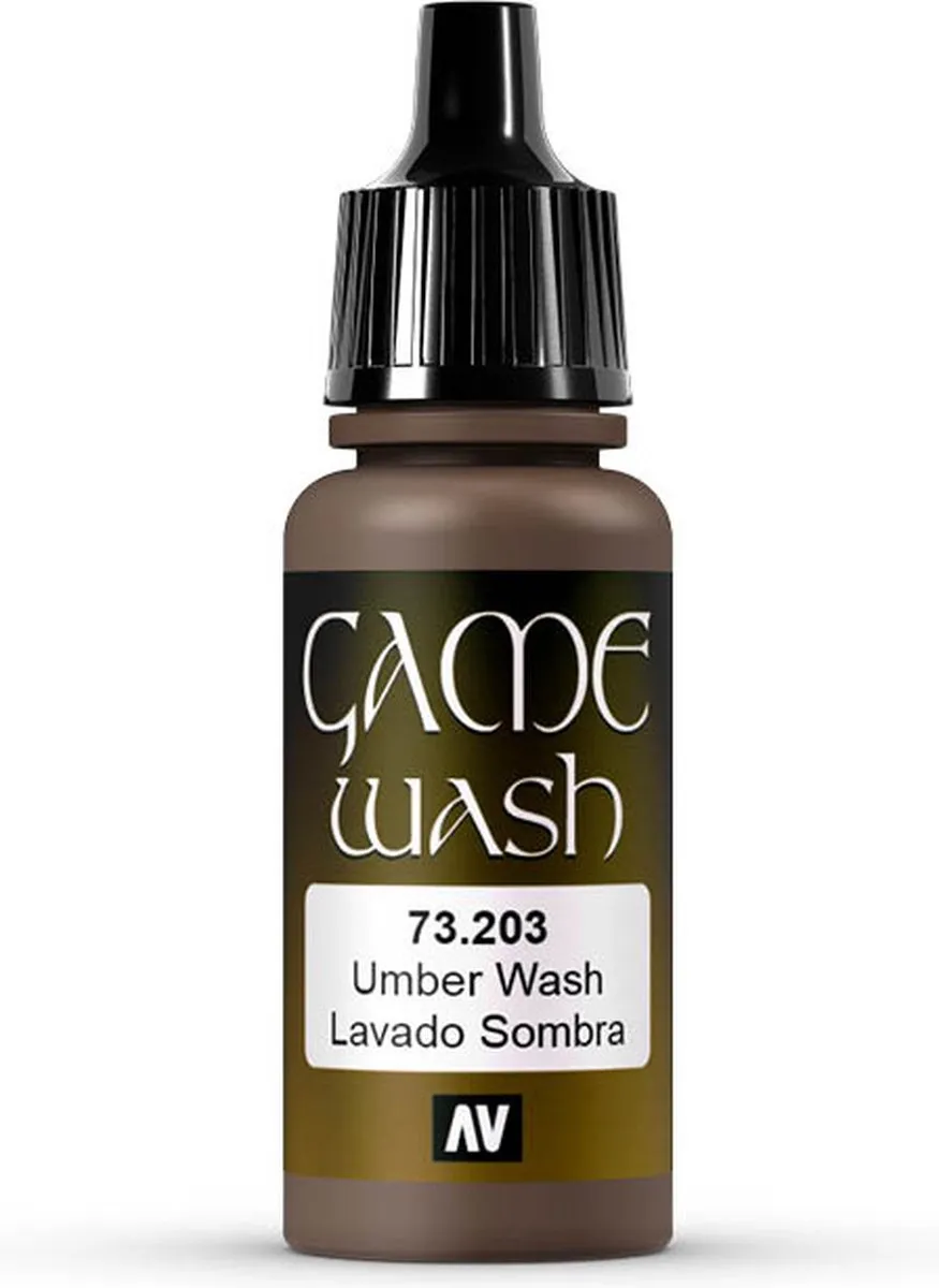 Vallejo Game Color Wash Umber Acrylverf 18ml