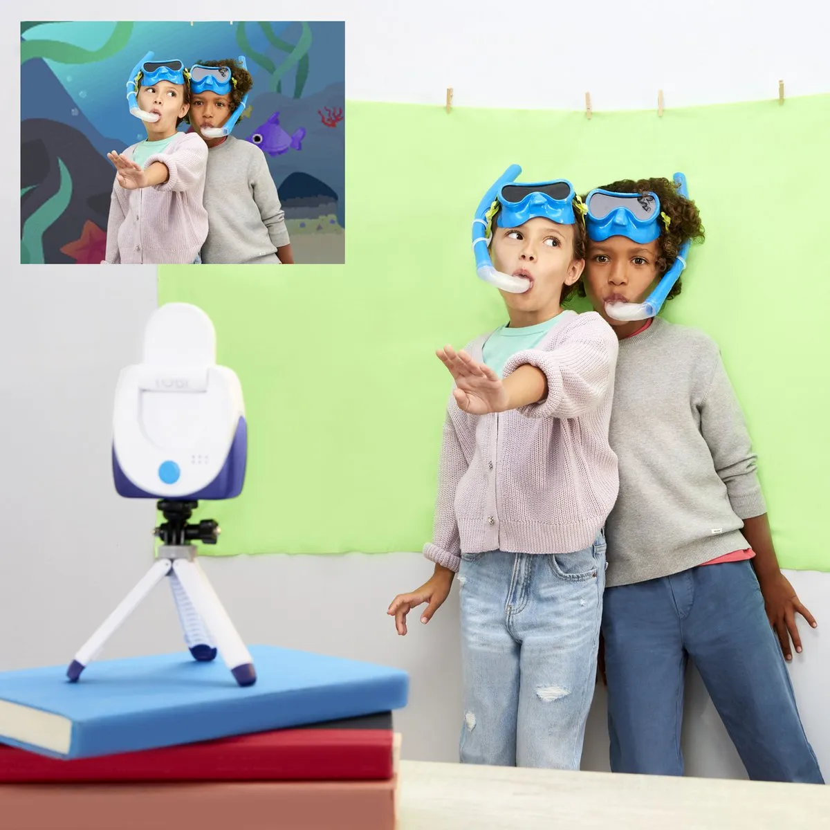 Little Tikes Tobi 2 Studio HD Regisseurscamera 640MP - Wit - afbeelding 3 van 6