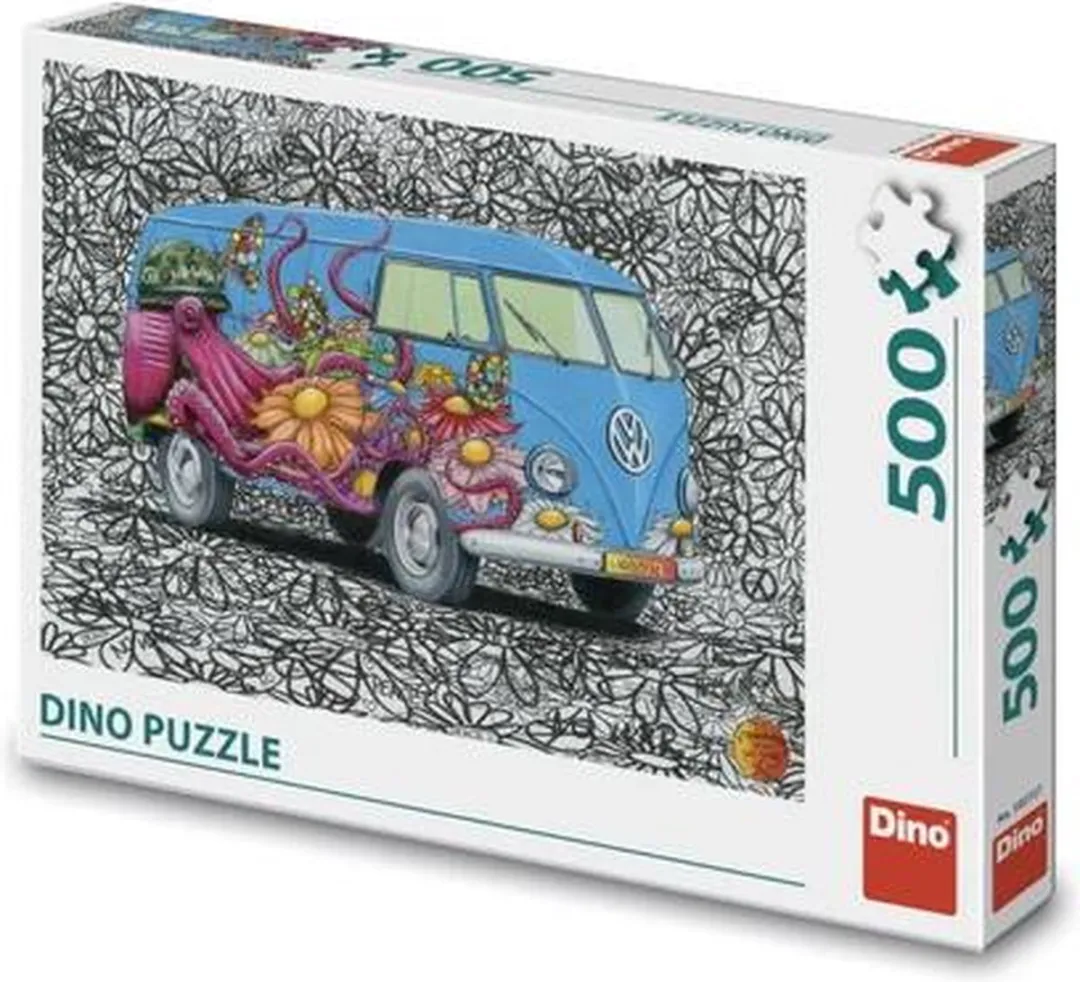 Dino Toys Volkswagen Hippie Bus Puzzel 500 Stuks