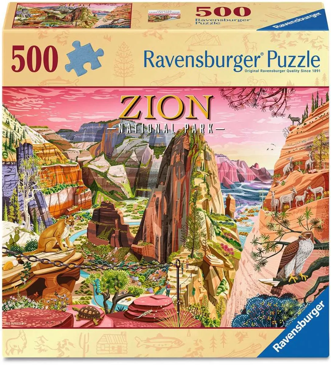 Ravensburger Zion National Park Legpuzzel 500 Stukjes