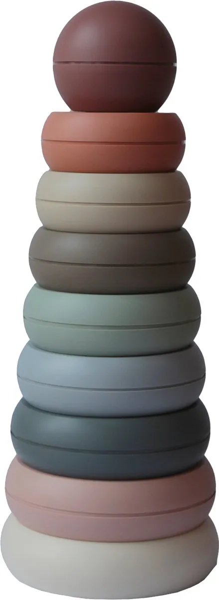 Mushie Stacking Rings Original - Roze