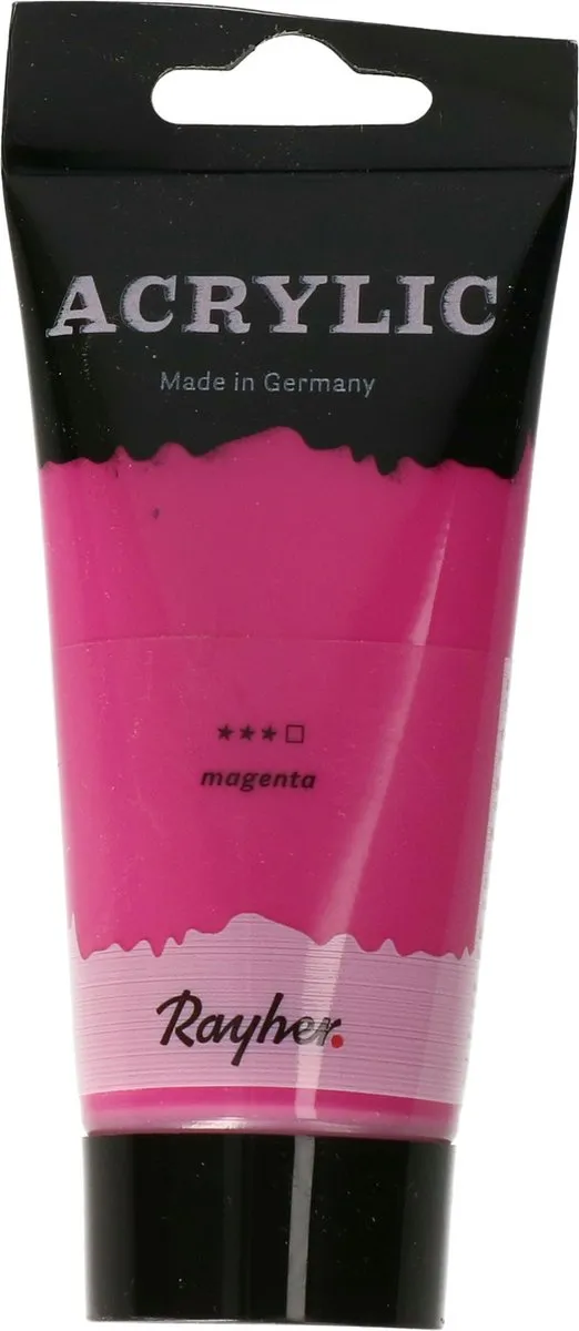 Rayher Acrylverf Donkerroze 75ml