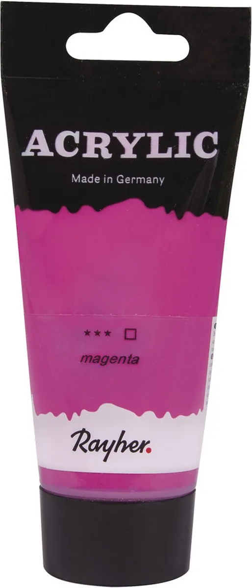 Rayher Acrylverf Donkerroze 75ml