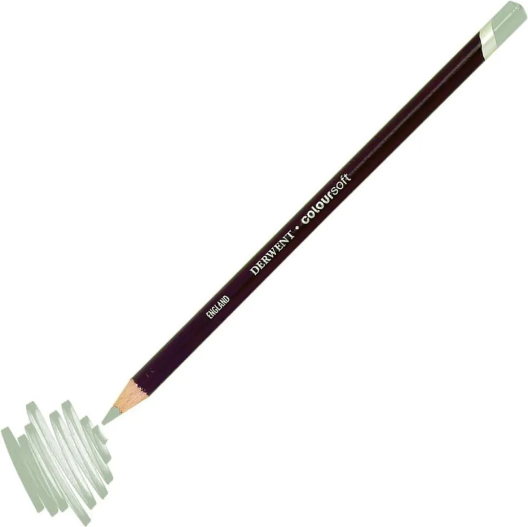 Derwent Coloursoft Potlood White Grey C710