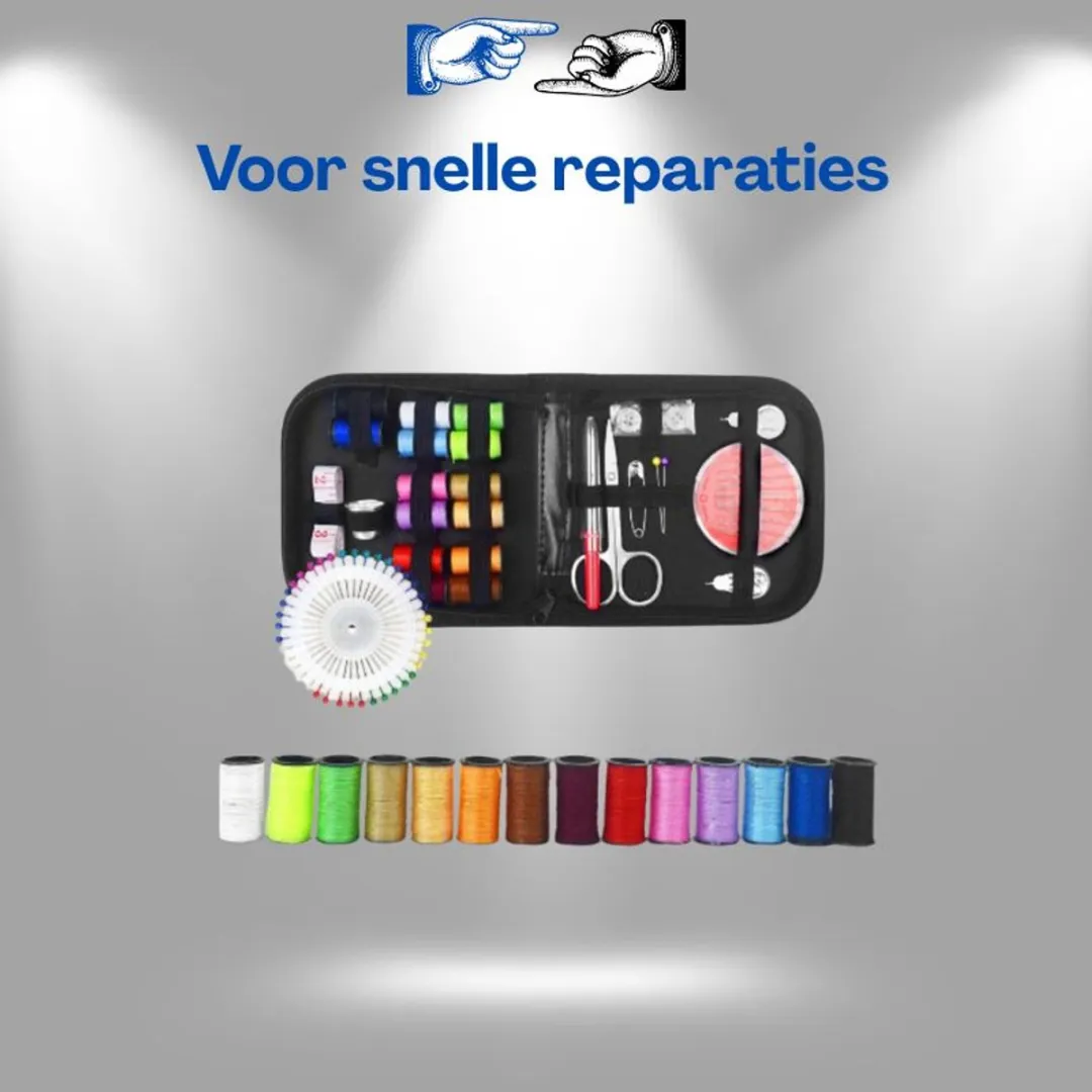 Lean Toys Mini Naaiset 29 Reis Naaikit - Zwart