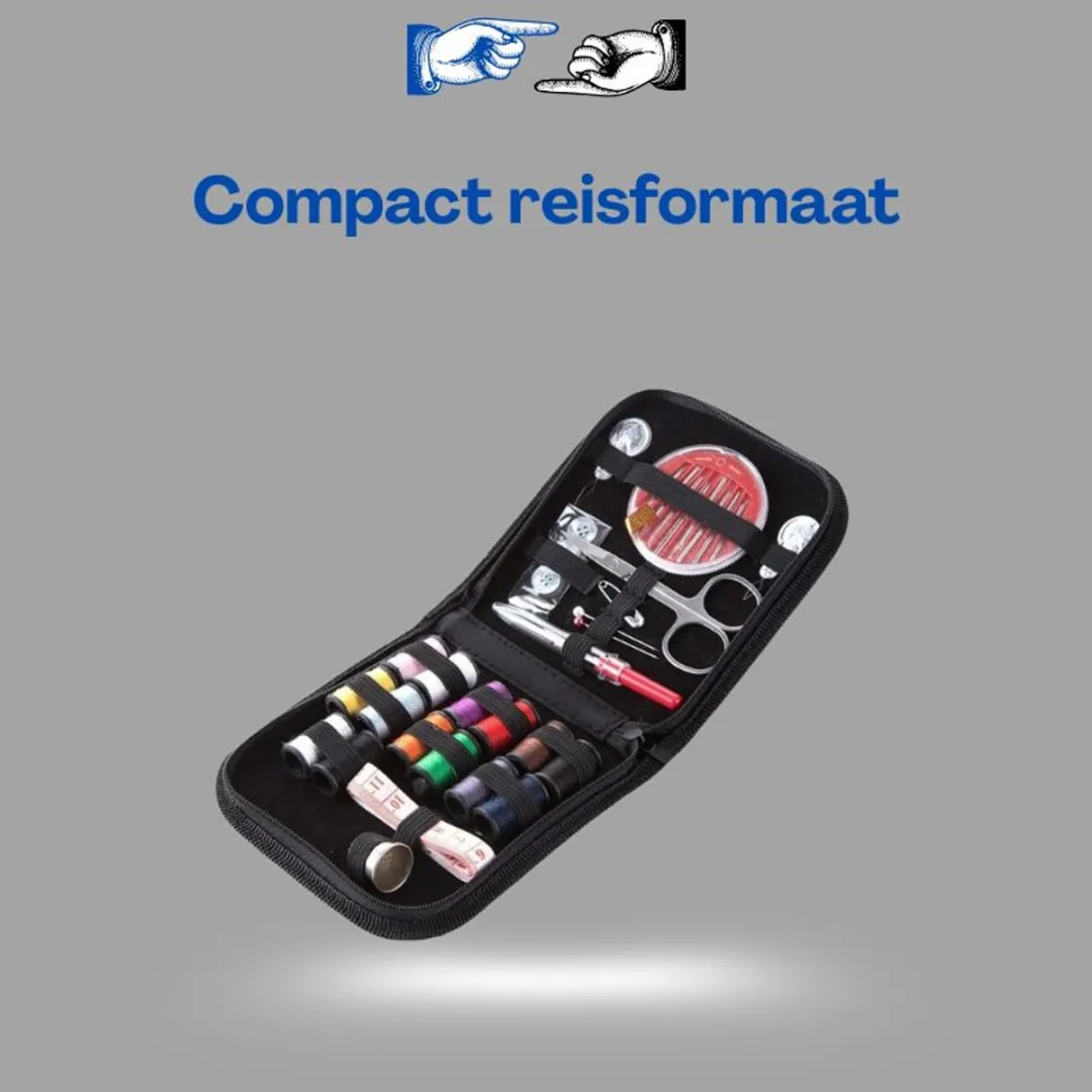 Lean Toys Mini Naaiset 29 Reis Naaikit - Zwart