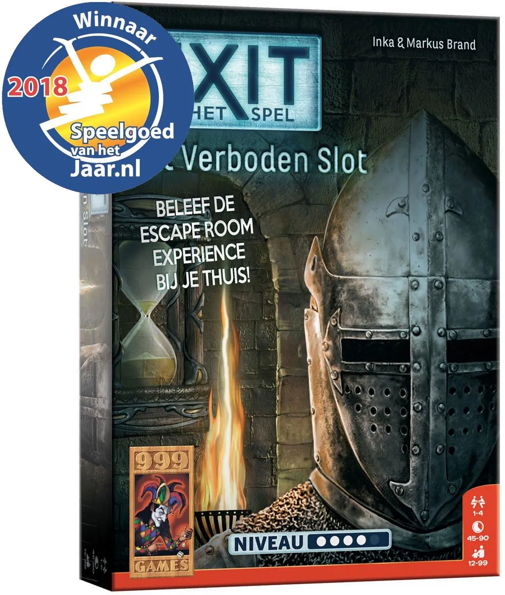 999 Games EXIT Het Verboden Slot - Breinbreker - 1-4 Spelers - afbeelding 6 van 6