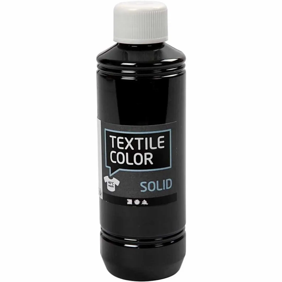 Creativ Company Textile Color Zwart 250ml
