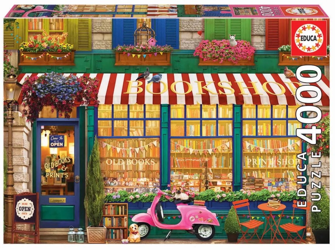 Educa Legpuzzel 4000 Stuks Vintage Bookshop - MPN 8412266