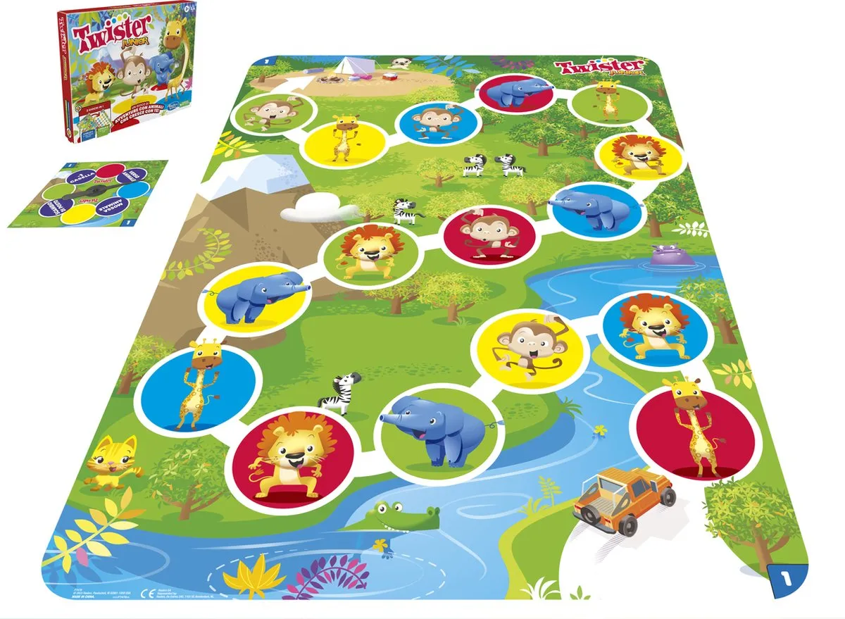 Hasbro Twister Junior Gezelschapsspel - 4 Spelers