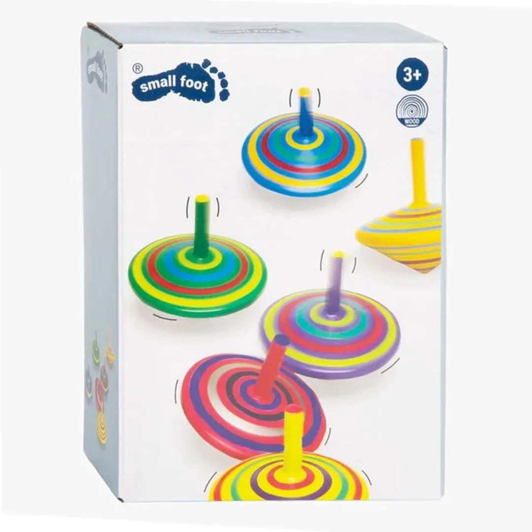 Small Foot Houten Tol Multicolor - 6 Stuks
