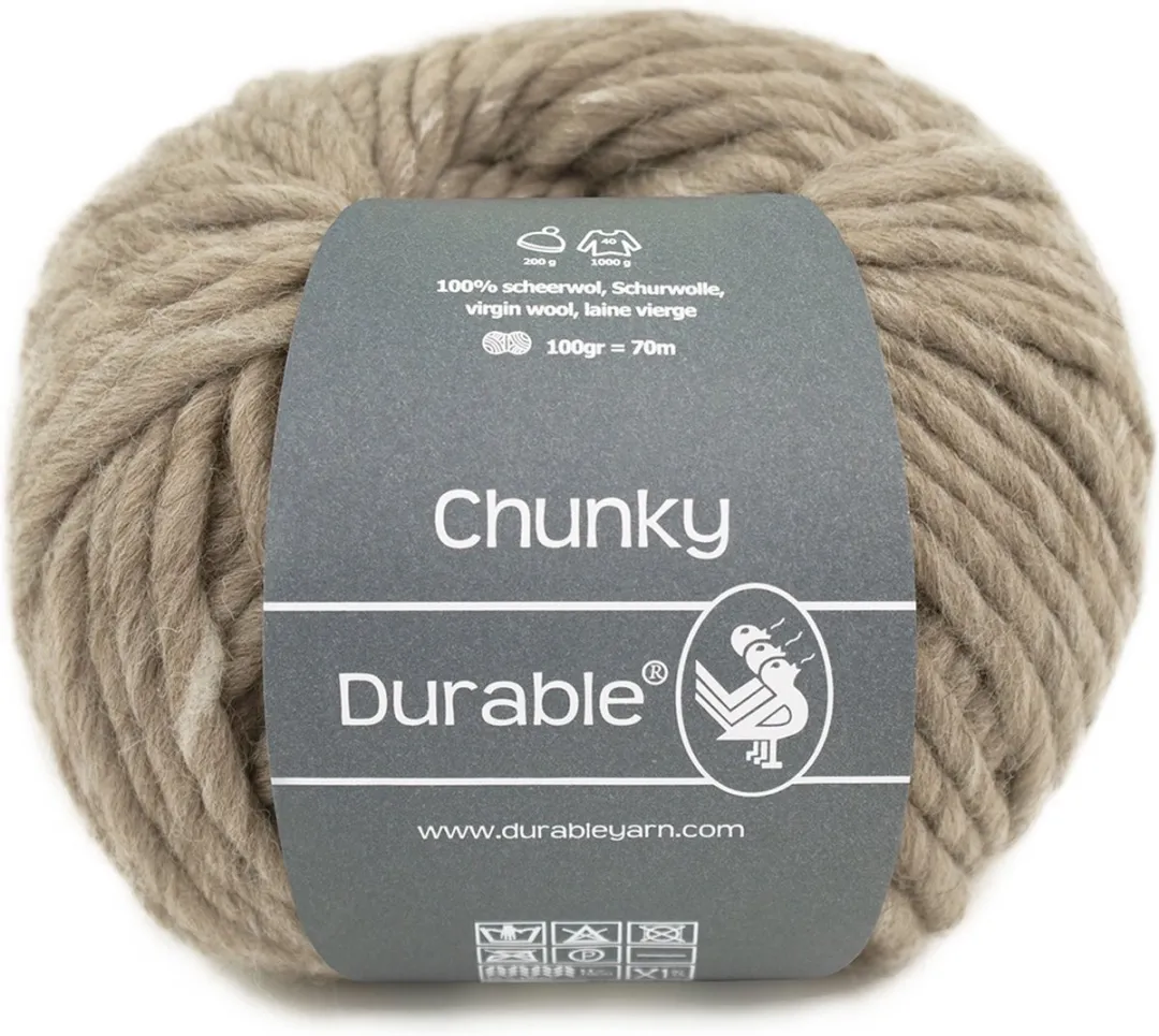 Durable Chunky Scheerwol 340