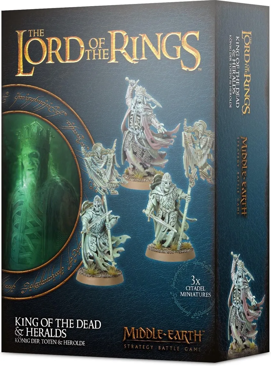 Games Workshop Lord of the Rings King of the Dead & Heralds 30-46