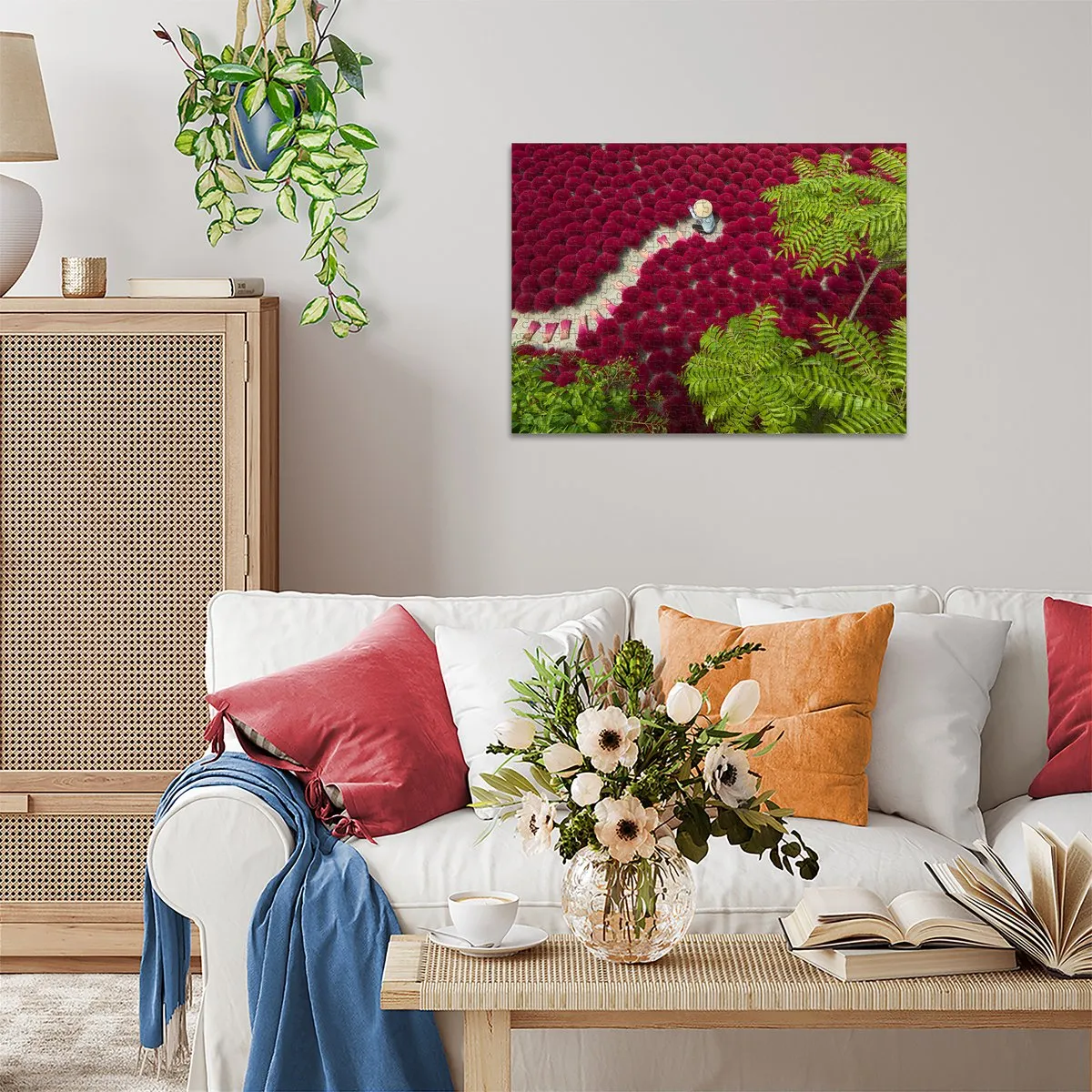Ravensburger Een Zee van Rood Legpuzzel 500 Stukjes - Meerkleurig