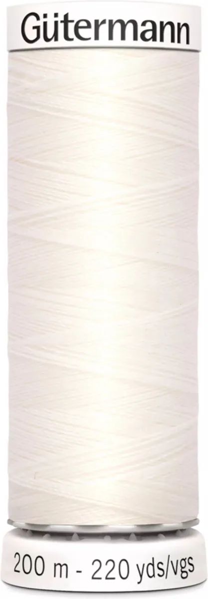 Gutermann Polyester Naaigaren 200m - Wit