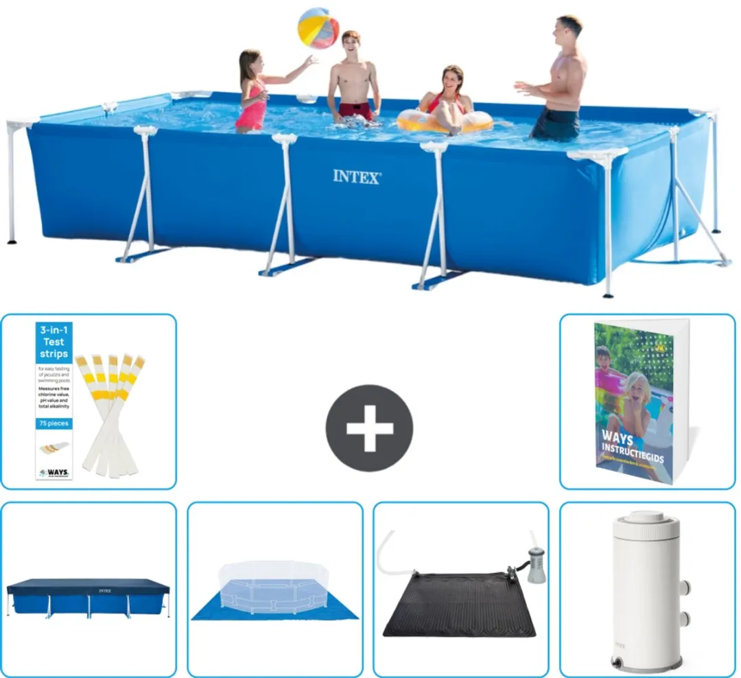 Intex Rechthoekig Frame Zwembad 450x220x84cm